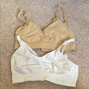 Stylish Tan and White Crop Tops